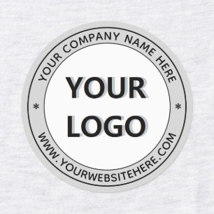 Your Logo and Custom Text Branded Labels Example