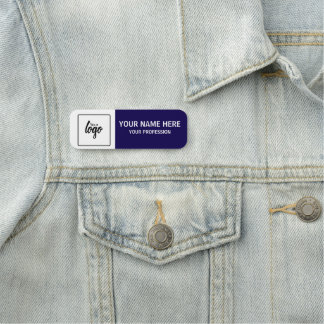 Your Logo and Name Personalized Employee Tag