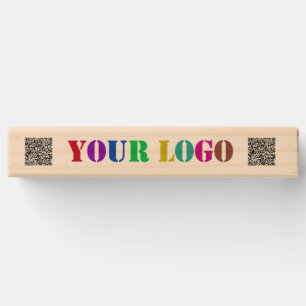 Your Logo and QR Code Topple Tower Game Template