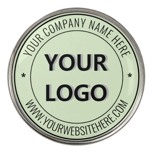 Your Logo and Text Professional Golf Ball Marker