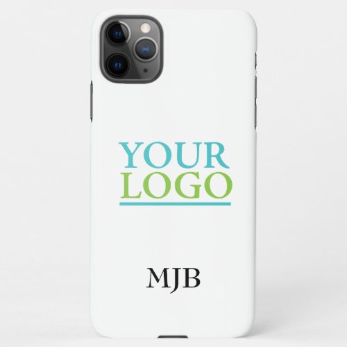 Your LogoArtPhoto DIY Monogram White iPhone 11Pro Max Case