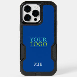 Your Logo/Art/Photo, Monogram, Deep Blue OtterBox iPhone 14 Pro Max Case