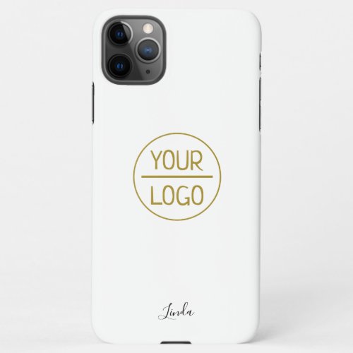 Your LogoArtPhoto Name White Script Black iPho iPhone 11Pro Max Case