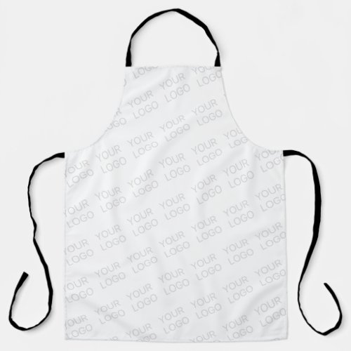 Your Logo Automatically Lightened  Repeating Apron