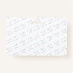 Your Logo Automatically Lightened & Repeating Badge