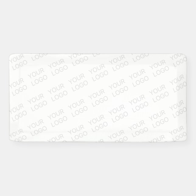 Your Logo Automatically Lightened & Repeating Banner (Horizontal)