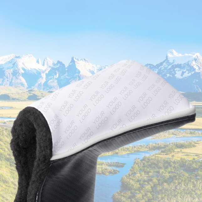 Your Logo Automatically Lightened & Repeating Golf Head Cover (Creator Uploaded)