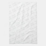 Your Logo Automatically Lightened &amp; Repeating Kitchen Towel