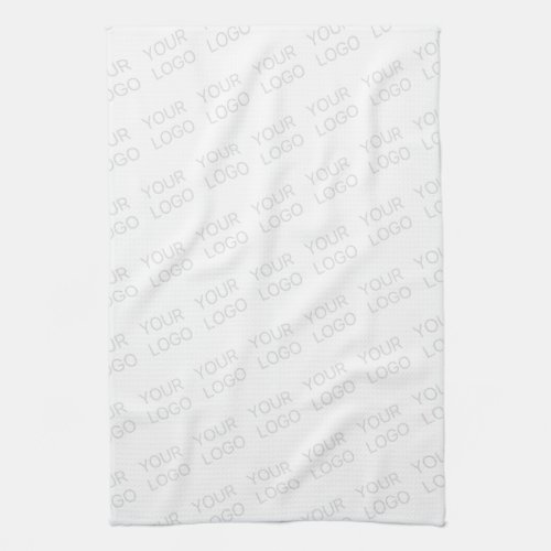 Your Logo Automatically Lightened  Repeating Kitchen Towel