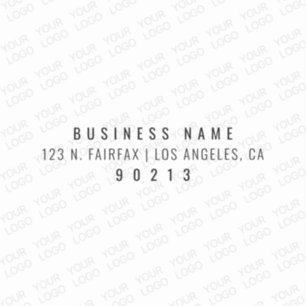 Your Logo Automatically Lightened & Repeating Sticker