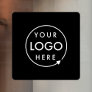 Your Logo | Black Business Company Logo Square Window Cling