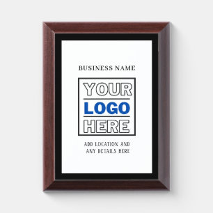 Your Logo Brand Business Company Award Plaque