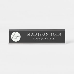Your Logo Brand Business Company Desk Name Plat Desk Name Plate
