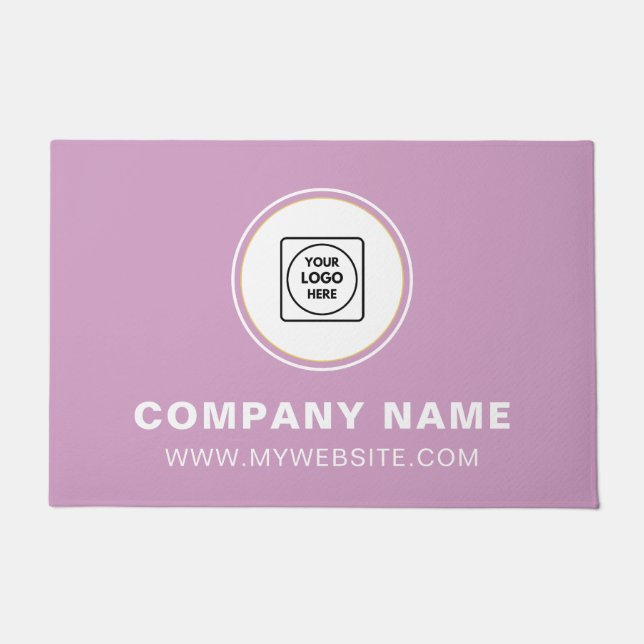 Your Logo Brand Business Company doormat (Front)