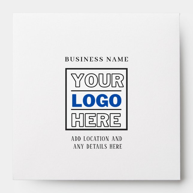 Your Logo Brand | Business Company  Envelope (Front)