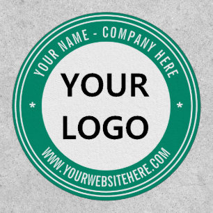 Your Logo Branded Business Round Patch Example