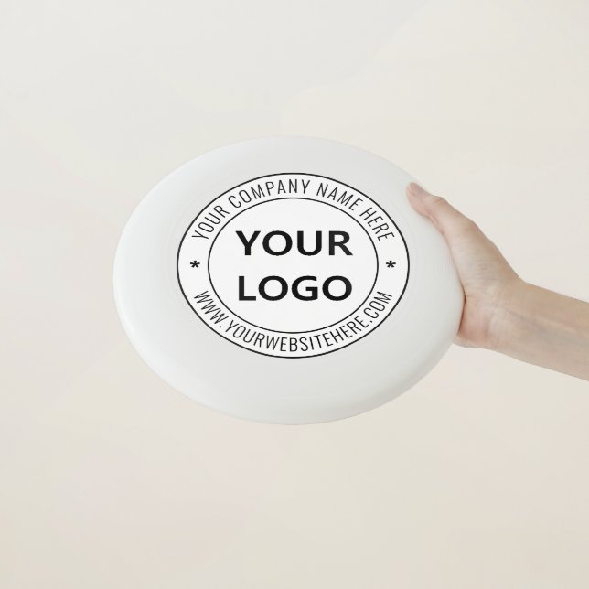 Your Logo Branded Promotional Frisbee Example (In Hand)