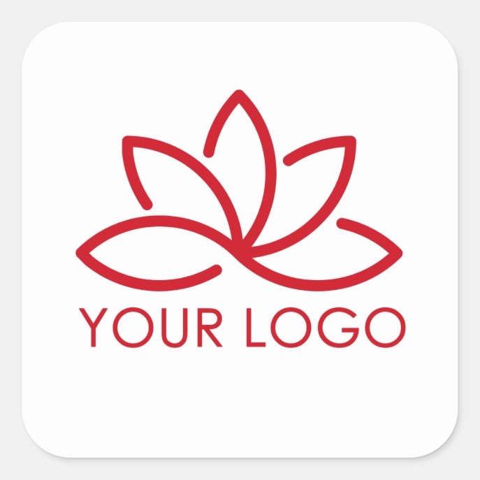 Your Logo Branding and Identity Square Sticker