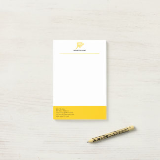 Your Logo | Business Accountant Modern Minimalist Post-it Notes