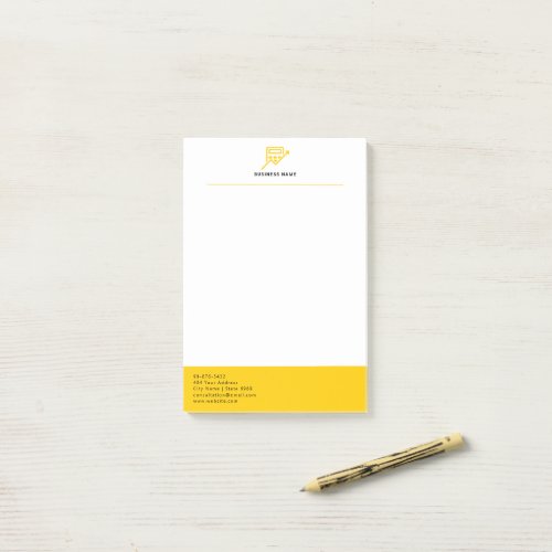Your Logo  Business Accountant Modern Minimalist  Post_it Notes