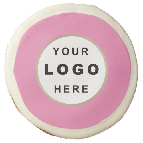 Your Logo Business Brand Modern Pink Sugar Cookie