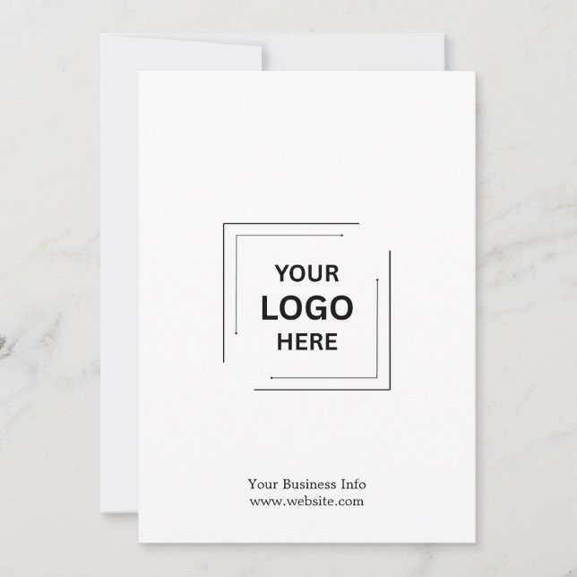 Your Logo | Business Corporate Minimalist Card (Front)
