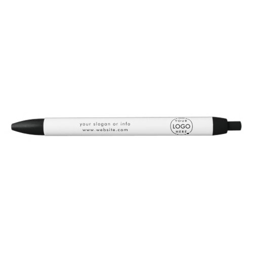 Your Logo  Business Corporate Modern Minimalist Black Ink Pen