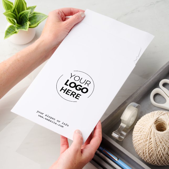 Your Logo | Business Corporate Modern Minimalist Envelope Mailers (Desk)