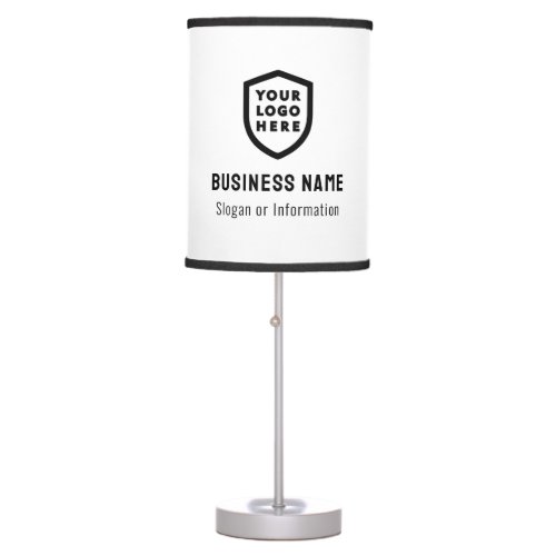 Your Logo  Business Corporate Modern Minimalist Table Lamp