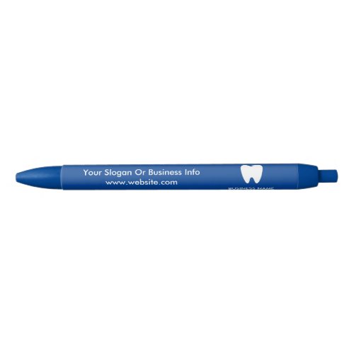 Your Logo  Business Dentist Modern Minimalist Black Ink Pen