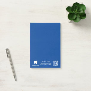 Your Logo Business Dentist Modern Minimalist Post-it Notes
