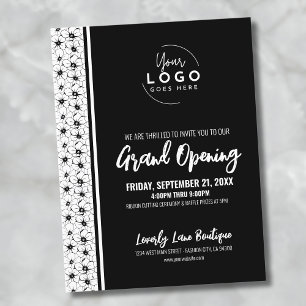 Your Logo Business Grand Opening Invitation Postcard