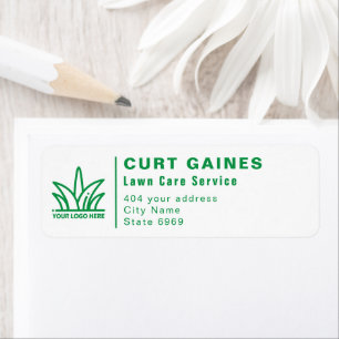 Your Logo Business   Lawn Care Service Label