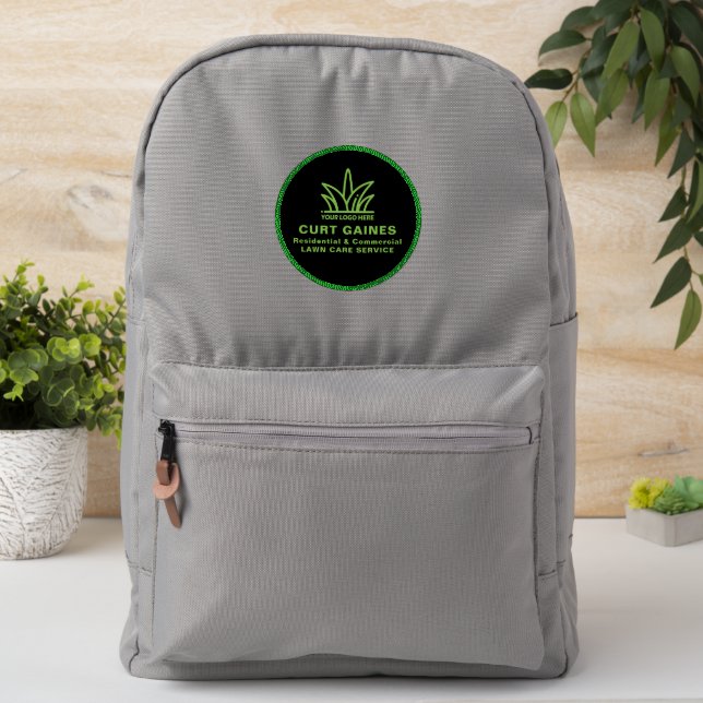 Your Logo Business | Lawn Care Service Patch (On Backpack)