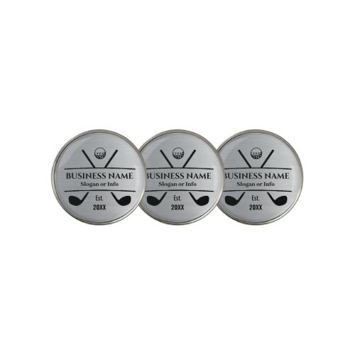 Your Logo Business  Minimalist Golf Club Custom Golf Ball Marker