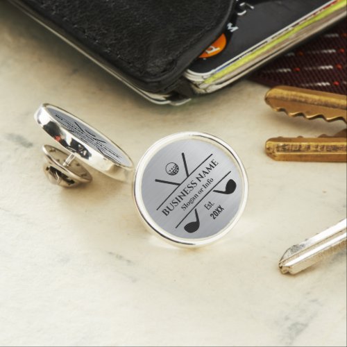 Your Logo Business  Minimalist Golf Club Custom Lapel Pin