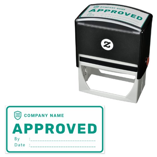 Your Logo Business  Multipurpose One Line Self_inking Stamp