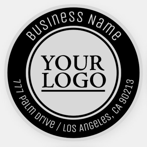 Your Logo Business Name Address or Any Text Sti Sticker