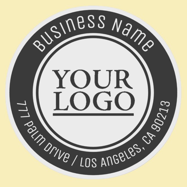 Your Logo, Business Name, Address, or Any Text Sticker (Creator Uploaded)