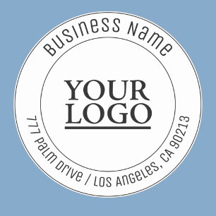 Your Logo, Business Name, Address, or Any Text Sticker