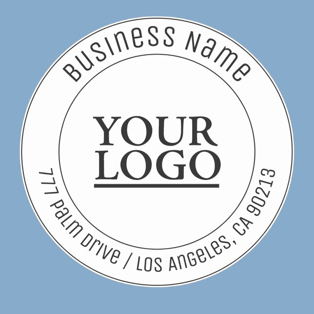 Your Logo, Business Name, Address, or Any Text Sticker (Creator Uploaded)