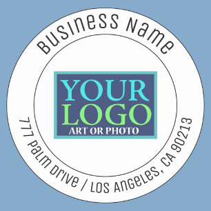 Your Logo, Business Name, Address, or Any Text Sticker