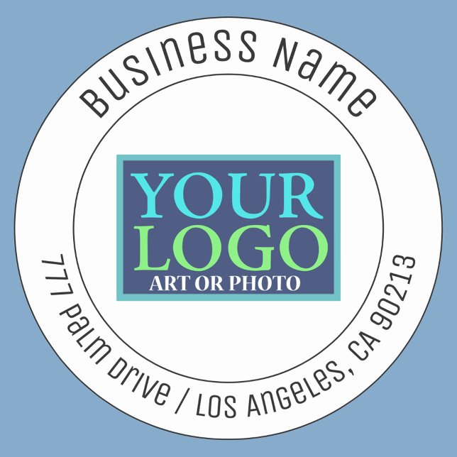 Your Logo, Business Name, Address, or Any Text Sticker (Creator Uploaded)