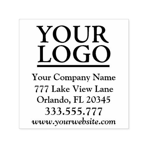 Your Logo Business Name Address Phone Website Self_inking Stamp