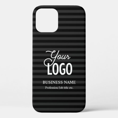 Your Logo  Business Name Etc Customizable Text iPhone 12 Case