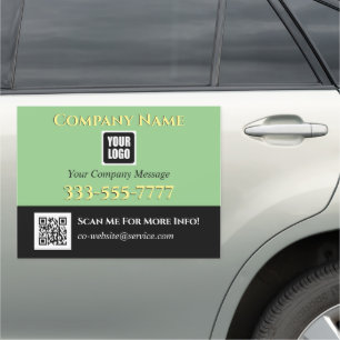 Your Logo Business Name Promo Messages, Sage Vs 2 Car Magnet