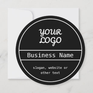 Your Logo & Business Name Unique Editable Design
