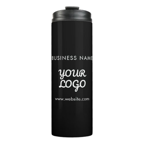 Your Logo Business Name  Website or Slogan Thermal Tumbler