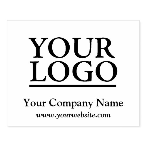 Your Logo Business Name Website Rubber Stamp