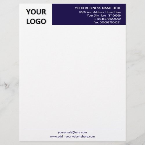 Your Logo Business Office Colors Letterhead
